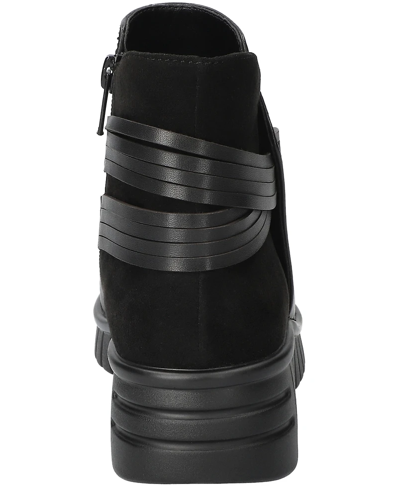 Bella Vita Women's Sueann Round Toe Ankle Booties