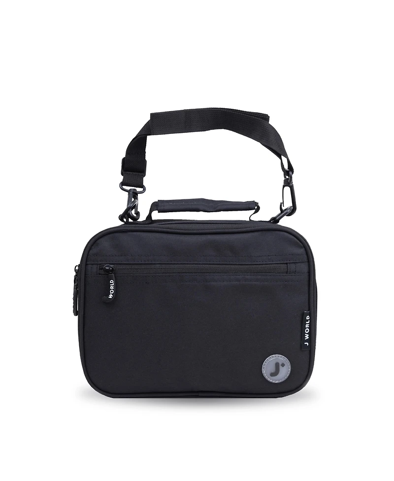 J World Boys and Girls Cody Insulated Kids Lunch Bag with Shoulder Strap