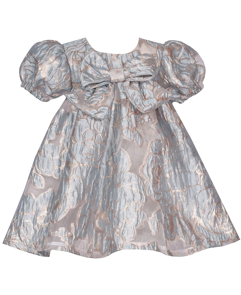 Bonnie Baby Girls Floral Trapeze Party Dress