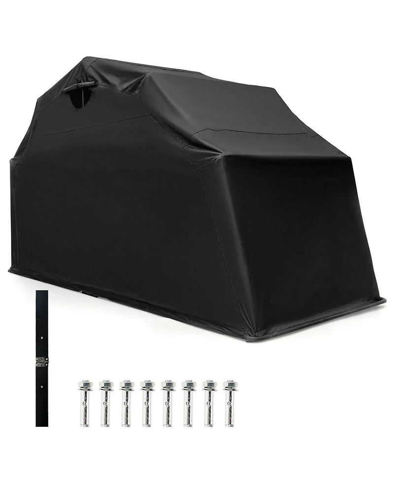Costway 11.2' x 4.5' x 6.3' Waterproof Motorbike Storage Tent Outdoor Motorcycle Shelter