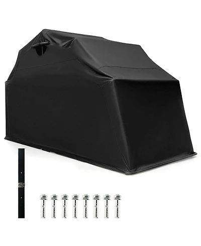 Costway 11.2' x 4.5' x 6.3' Waterproof Motorbike Storage Tent Outdoor Motorcycle Shelter