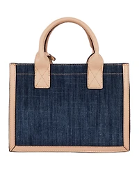 True Religion Bombe Logo Denim Tote