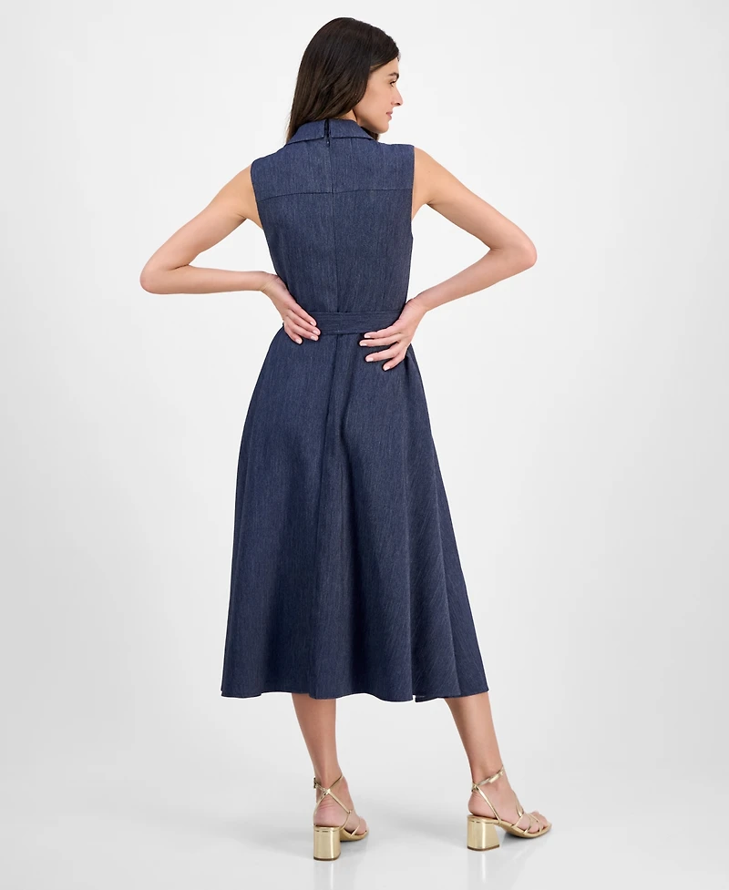 julia jordan Women's Sleeveless Midi Dress