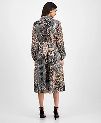 julia jordan Women's Printed Shirt Dress