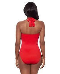 Miraclesuit Women's Rock Solid Utopia Tummy-Control Underwired One-Piece Swimsuit