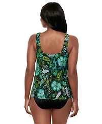 Miraclesuit Womens Florica Ursula Underwire Tankini Top High Waist Tummy Control Bikini Bottoms
