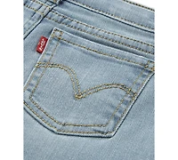 Levi's Baby Girls Butterfly-Print Peplum Top and Wide-Leg Jeans, 2 Piece Set