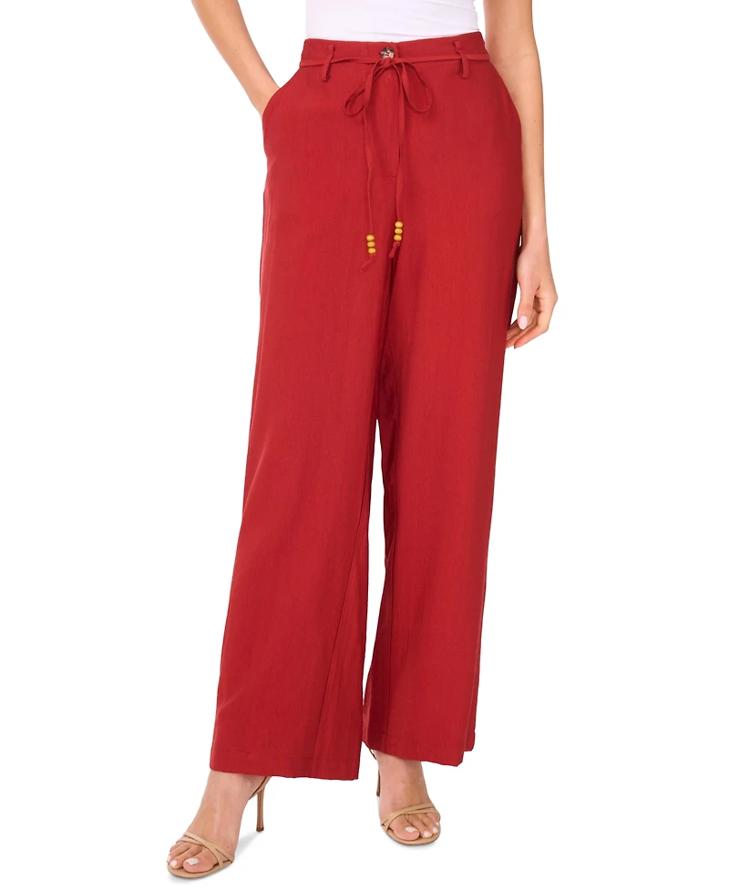 Vince Camuto Women's Tied Straight-Leg Trousers