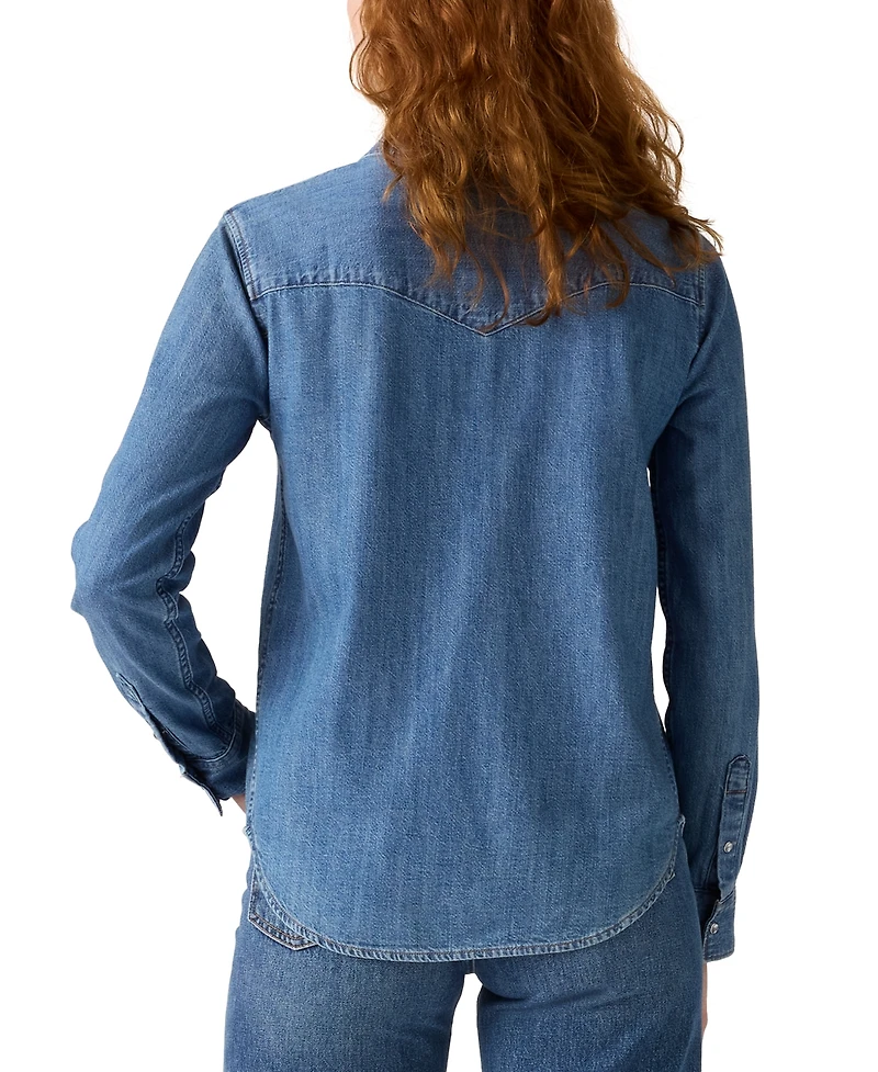 Levi's Women's The Ultimate Western Cotton Denim Shirt