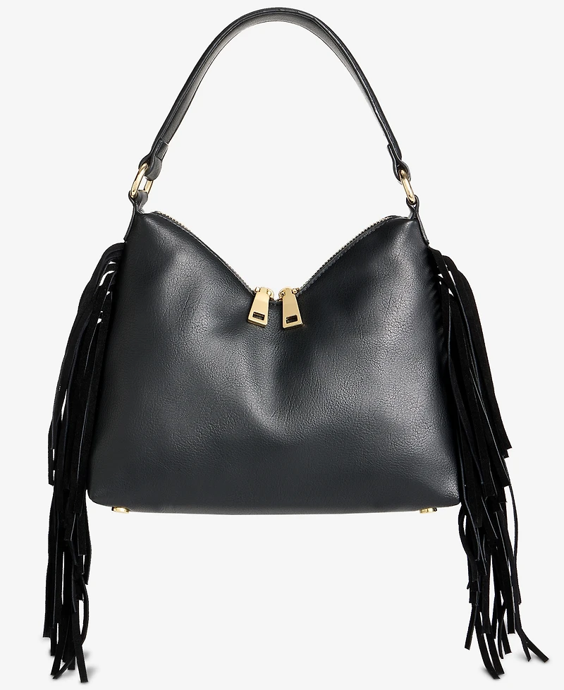 I.n.c. International Concepts Tayviss Fringe Shoulder Bag, Exclusively at Macy's