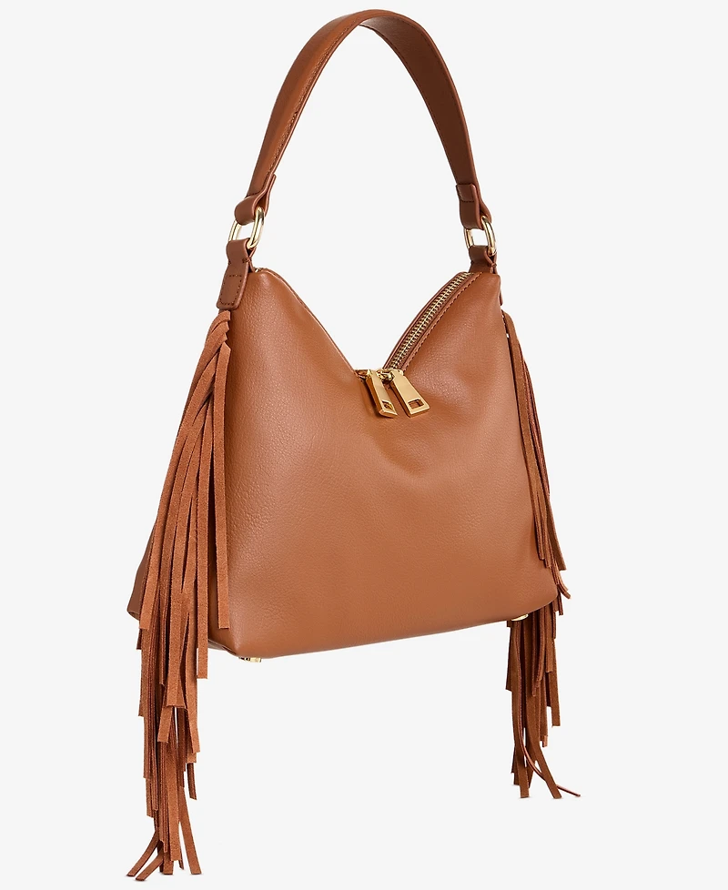 I.n.c. International Concepts Tayviss Fringe Shoulder Bag, Exclusively at Macy's