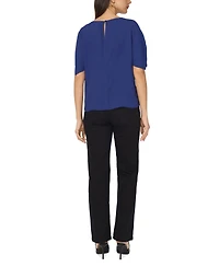 Vince Camuto Women's Front-Slit Dolman-Sleeve Blouse