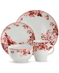 Elama Amor 16 Pc. Dinnerware Set, Service for 4