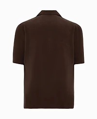 Ron Tomson Men's Brezzy Relaxed Camp Collar Shirt