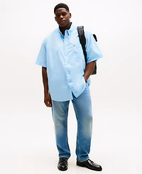 Tommy Hilfiger Men's Big & Tall Maxwell Short-Sleeve Button-Down Shirt