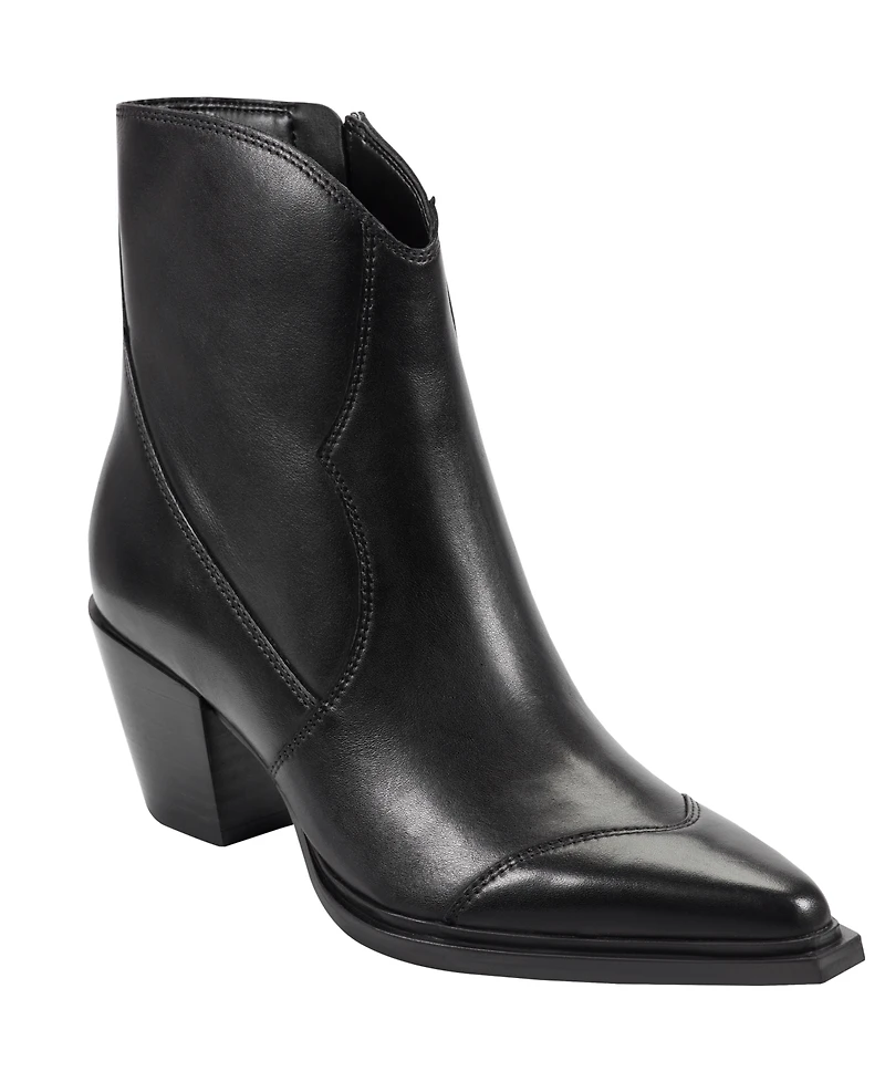 Marc Fisher Ltd Women's Giulie Western Block Heel Booties