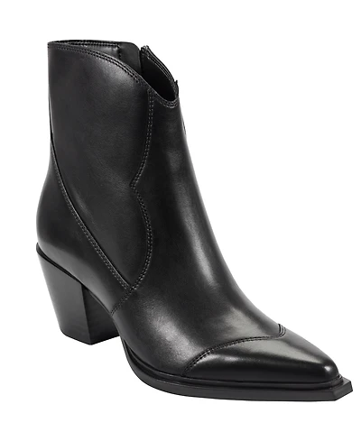 Marc Fisher Ltd Women's Giulie Western Block Heel Booties