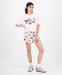 Love Tribe Juniors Spooky My Melody Trio T Shirt Shorts
