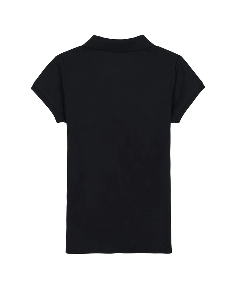 Nautica Little Girls Short Sleeve Interlock Polo Shirt