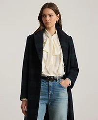 Lauren Ralph Women's Wool-Blend Walker Coat