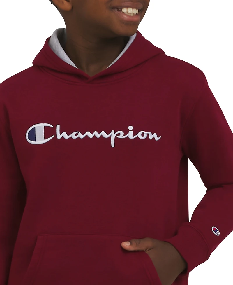 Champion Big Boys Signature Pullover Hoodie