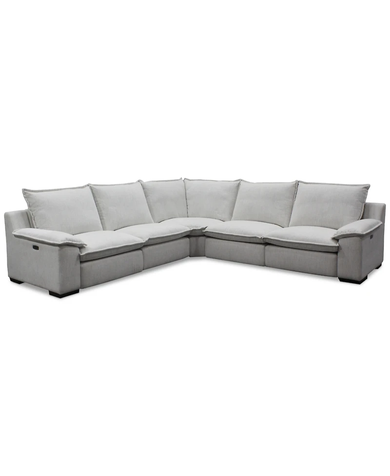 Borsi 5-Pc. Sectional with 2 Power Recliners