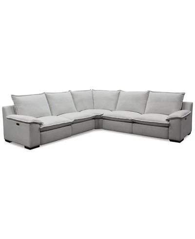 Borsi 5-Pc. Sectional with 2 Power Recliners