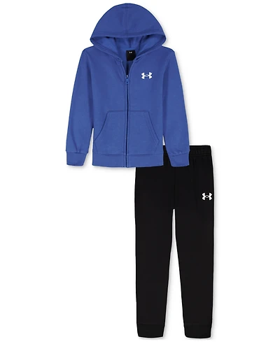 Under Armour Toddler and Little Boys 2-Piece Logo Fleece Hoodie Jogger Pants Set