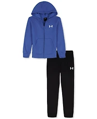 Under Armour Toddler and Little Boys 2-Piece Logo Fleece Hoodie Jogger Pants Set