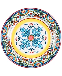 Euro Ceramica Zanzibar Salad Plates, Set of 4
