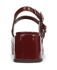 Sam and Libby Women's Grace Block Heel Slingback Mary Jane Pumps