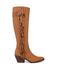 Sam and Libby Women's Farrah Western Fringe Knee High Boots