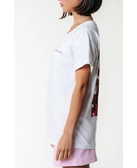 Colourful Rebel Women's Flower Square Boxy Tee