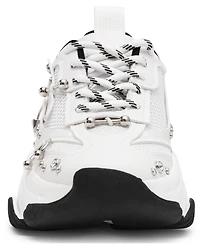 Steve Madden Women's Possession Piercing-Embellished Lace-Up Sneakers