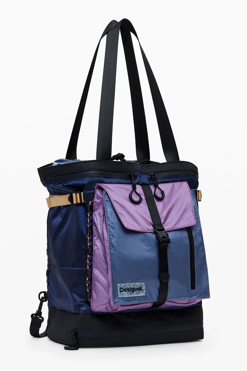 Desigual Women's Large nylon tote backpack