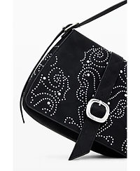 Desigual Women's Small crossbody faux leather studded bag