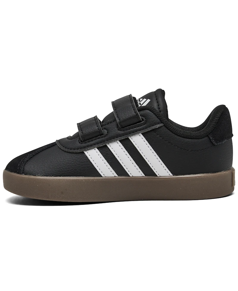 adidas Toddler Kids Vl Court 3.0 Fastening Strap Casual Sneakers from Finish Line