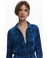 Desigual Women's Paisley shirt dress