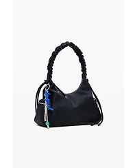 Desigual Women's Medium 3D logo bag with ruched handle