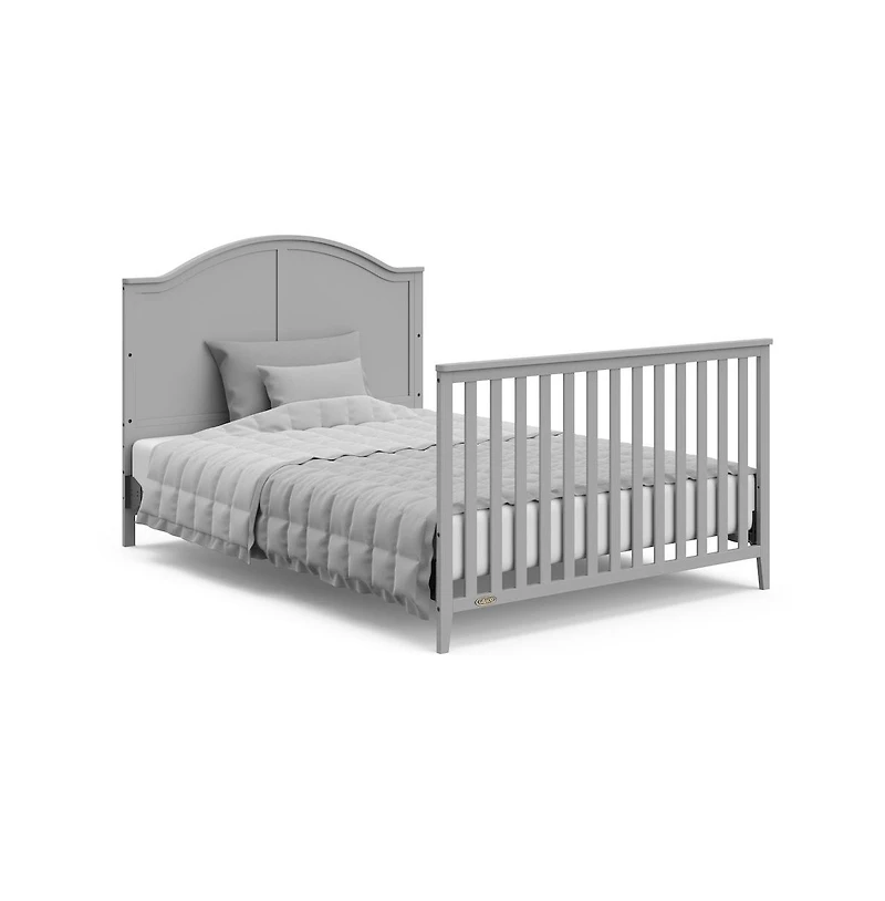 Graco Wilfred 5-in-1 Convertible Crib (Pebble Gray) – Greenguard Gold Certified
