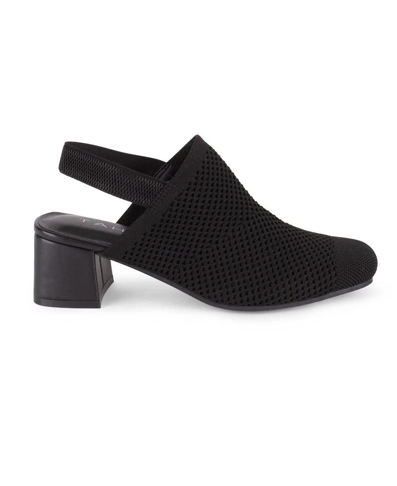 Tahari Women's Acropolis Knit Slip-On Mules