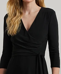 Lauren Ralph Surplice Jersey Dress