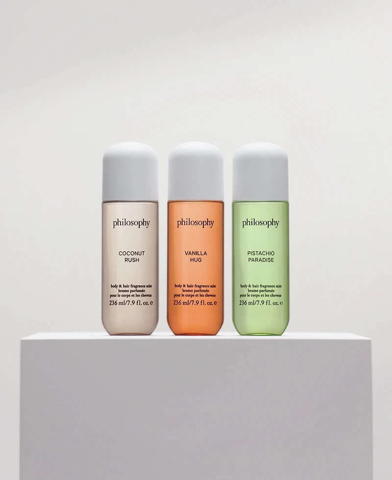 philosophy Coconut Rush Body & Hair Fragrance Mist, 7.9 oz.
