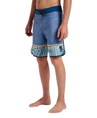 Quiksilver Men's Surfsilk Hi Tribal Scallop Boardshorts