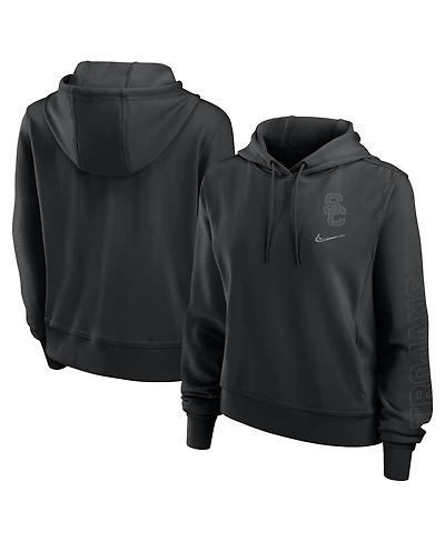 Nike Women's Black Usc Trojans One Pullover Hoodie
