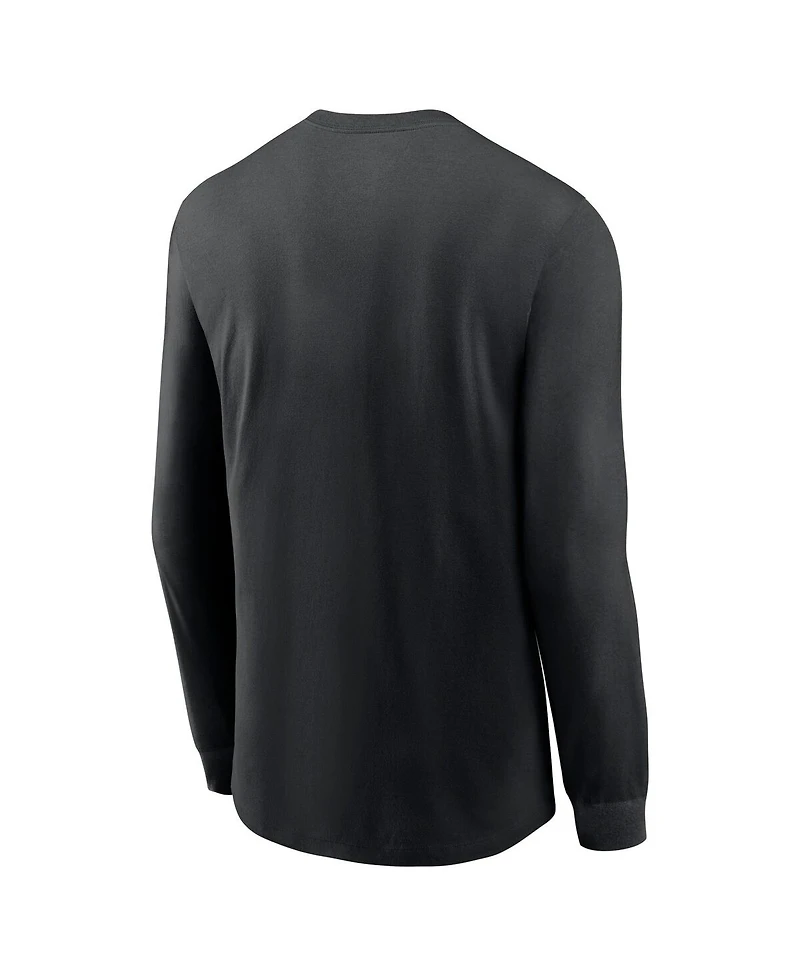 Nike Men's Black Jacksonville Jaguars All Out Long Sleeve T-Shirt