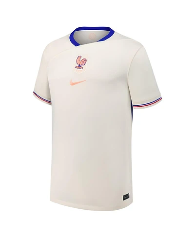 Nike Big Boys and Girls Cream France Women's National Team 2025/26 Away Replica Jersey