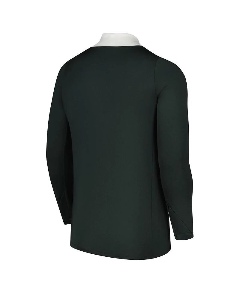 Nike Men's Green Chelsea 2025/26 Strike Drill Raglan Quarter-Zip Long Sleeve Pullover Sweatshirt