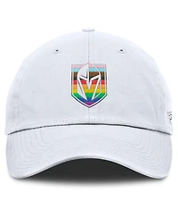Fanatics Men's White Vegas Golden Knights Pride Adjustable Hat