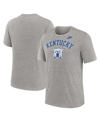 Nike Men's Heather Gray Kentucky Wildcats Legacy Arch Tri-Blend T-Shirt